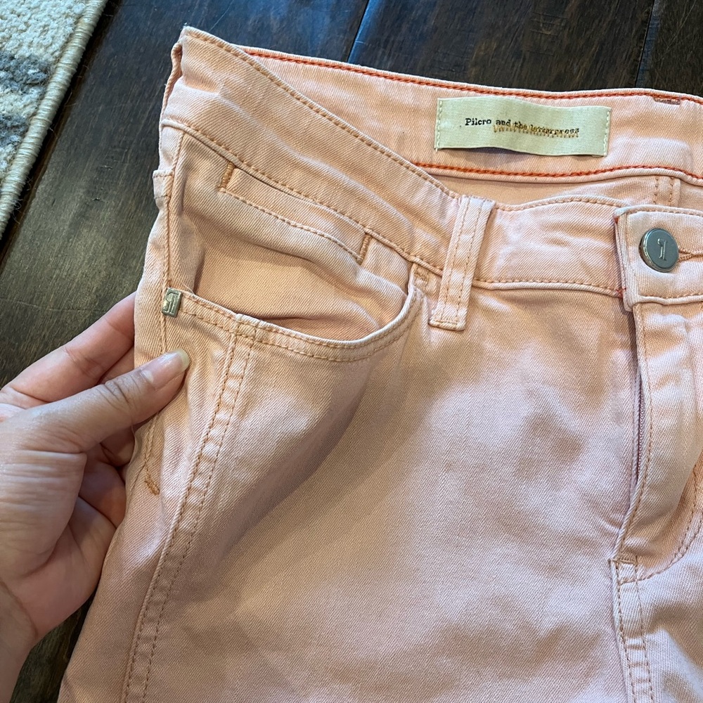 Pilcro Stet Fit Pink Jeans size 28 Anthropologie - Picture 4 of 8